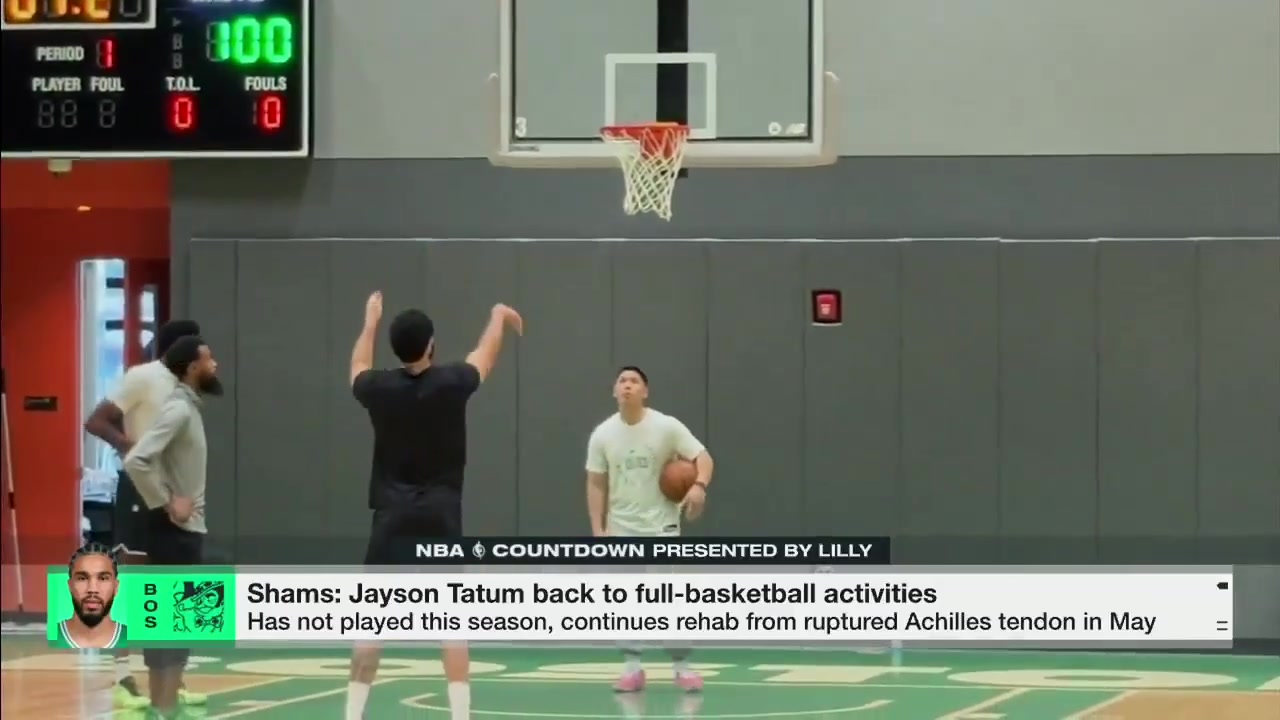 半岛体育官网-Shams:塔图姆已全程参与5v5对抗训练 何时复出完全尊重本人意愿